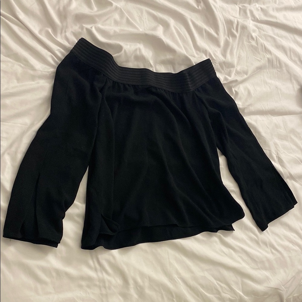 ZARA Black Off-Shoulder Top